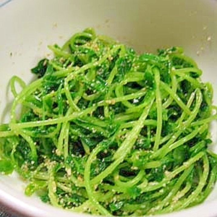 豆苗 とうみょう のナムル レシピ 作り方 By あずきmini 楽天レシピ